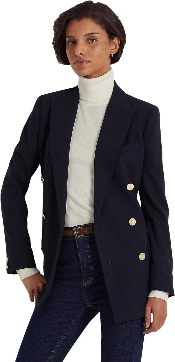 

Блейзер из эластичной шерсти LAUREN Ralph Lauren, цвет Lauren Navy