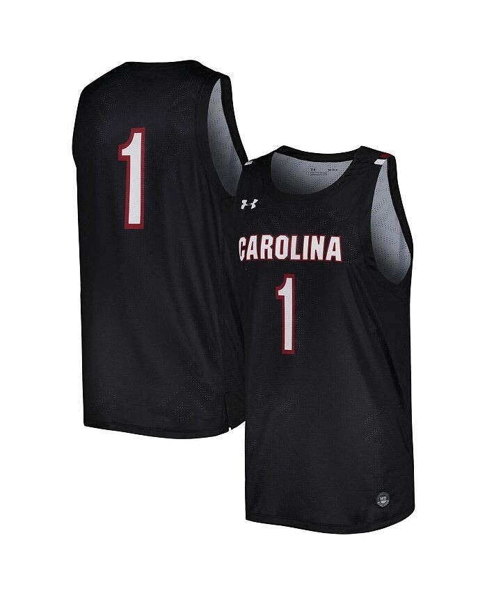 

Мужская черная баскетбольная майка South Carolina Gamecocks Replica Under Armour, черный