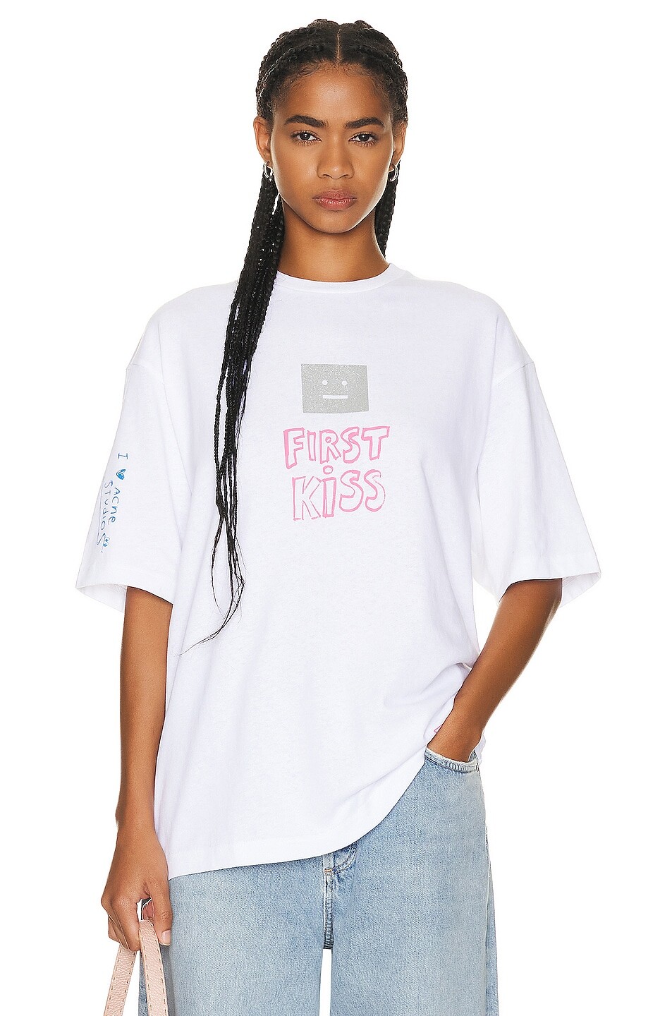 

Футболка Acne Studios Short Sleeve, цвет Optic White