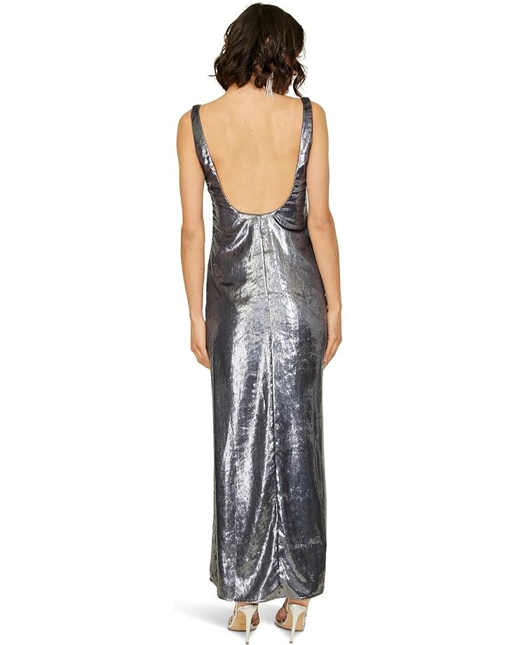 

Платье line and dot Beaming Maxi Dress, серебряный, Серый