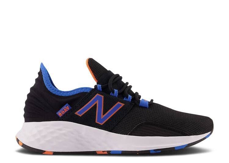 

Кроссовки New Balance FRESH FOAM ROAV BIG KID WIDE 'BLACK BLUE ORANGE', черный