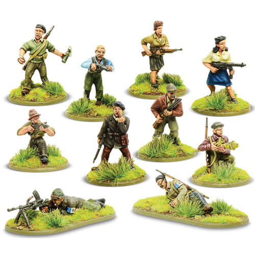 

Миниатюра Warlord Games Bolt Action: French Resistance Squad