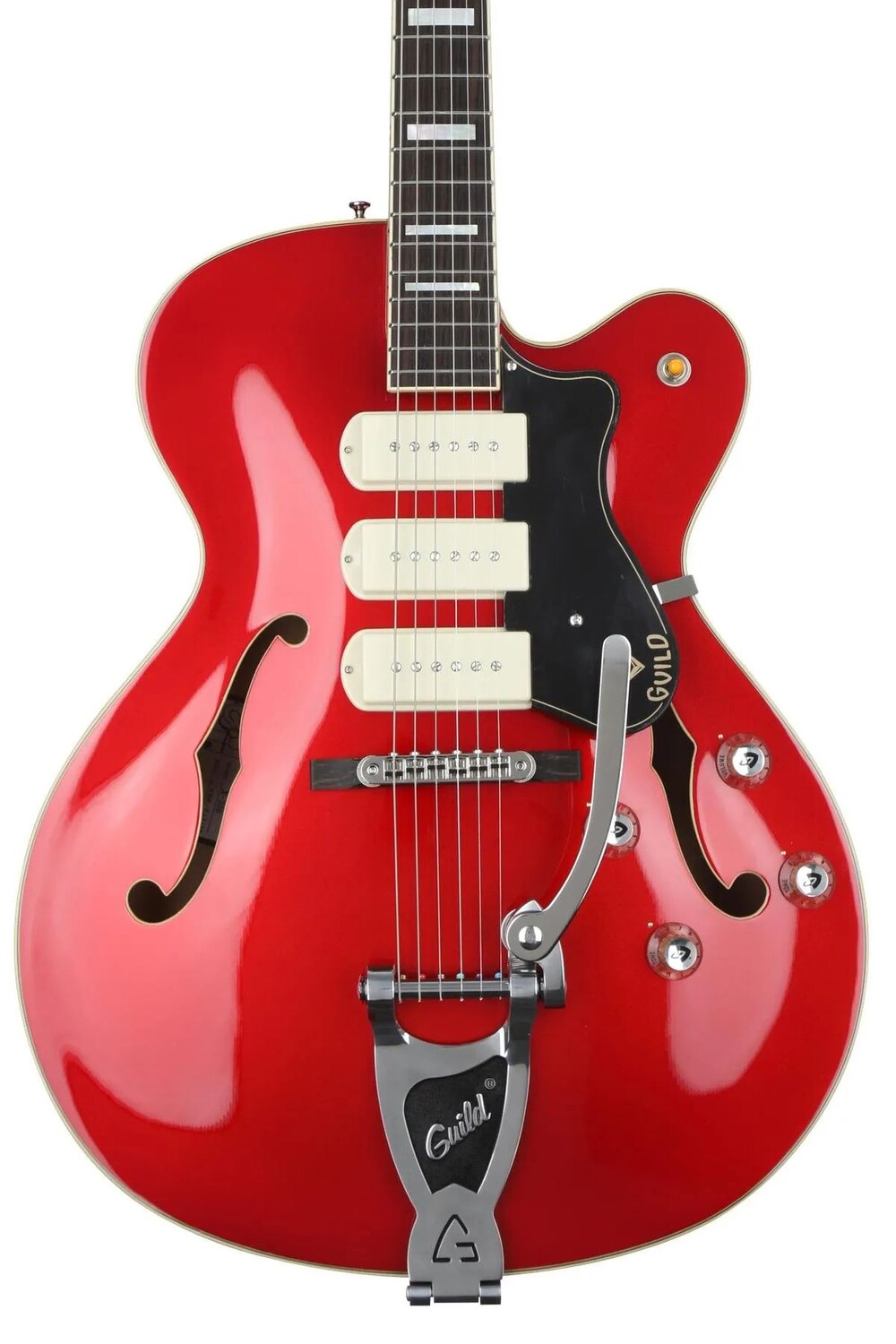 

Электрогитара Guild X-350 Stratford Hollowbody - Scarlet Red