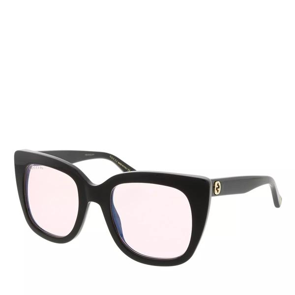 

Солнцезащитные очки gg0163sn-009 51 woman acetate black- Gucci, черный