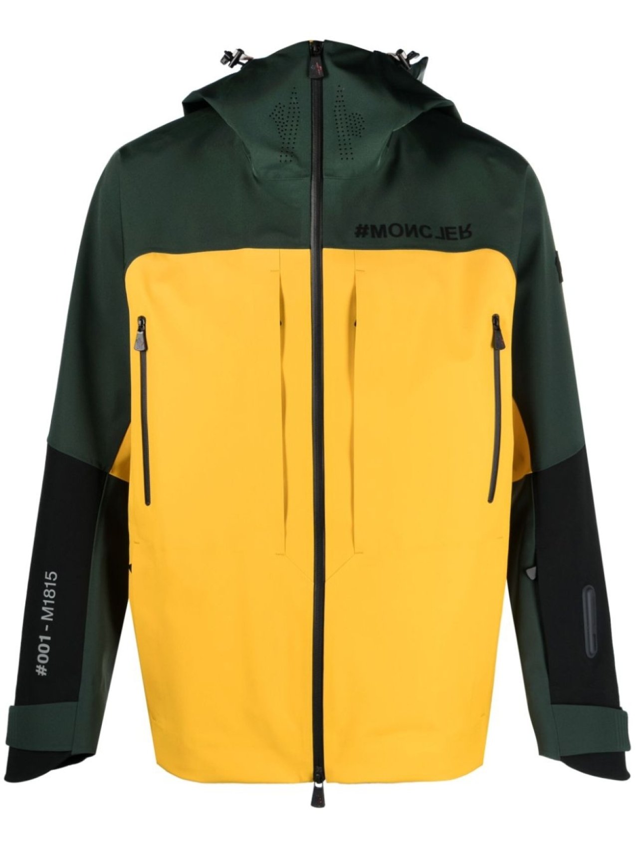 

Moncler Grenoble лыжная куртка Brizon, желтый