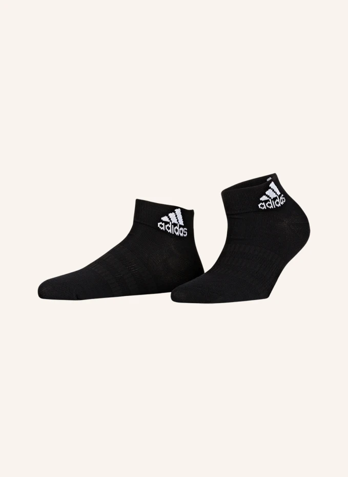 

Комплект из 3 носков light ankle Adidas, черный
