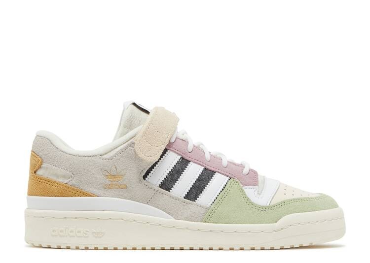 Кроссовки Adidas FORUM 84 LOW 'OFF WHITE MAGIC MAUVE', белый кроссовки forum 84 low off white shadow navy белый