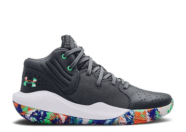 

Кроссовки Under Armour JET '21 GS 'PITCH GREY ANTIFREEZE', серый