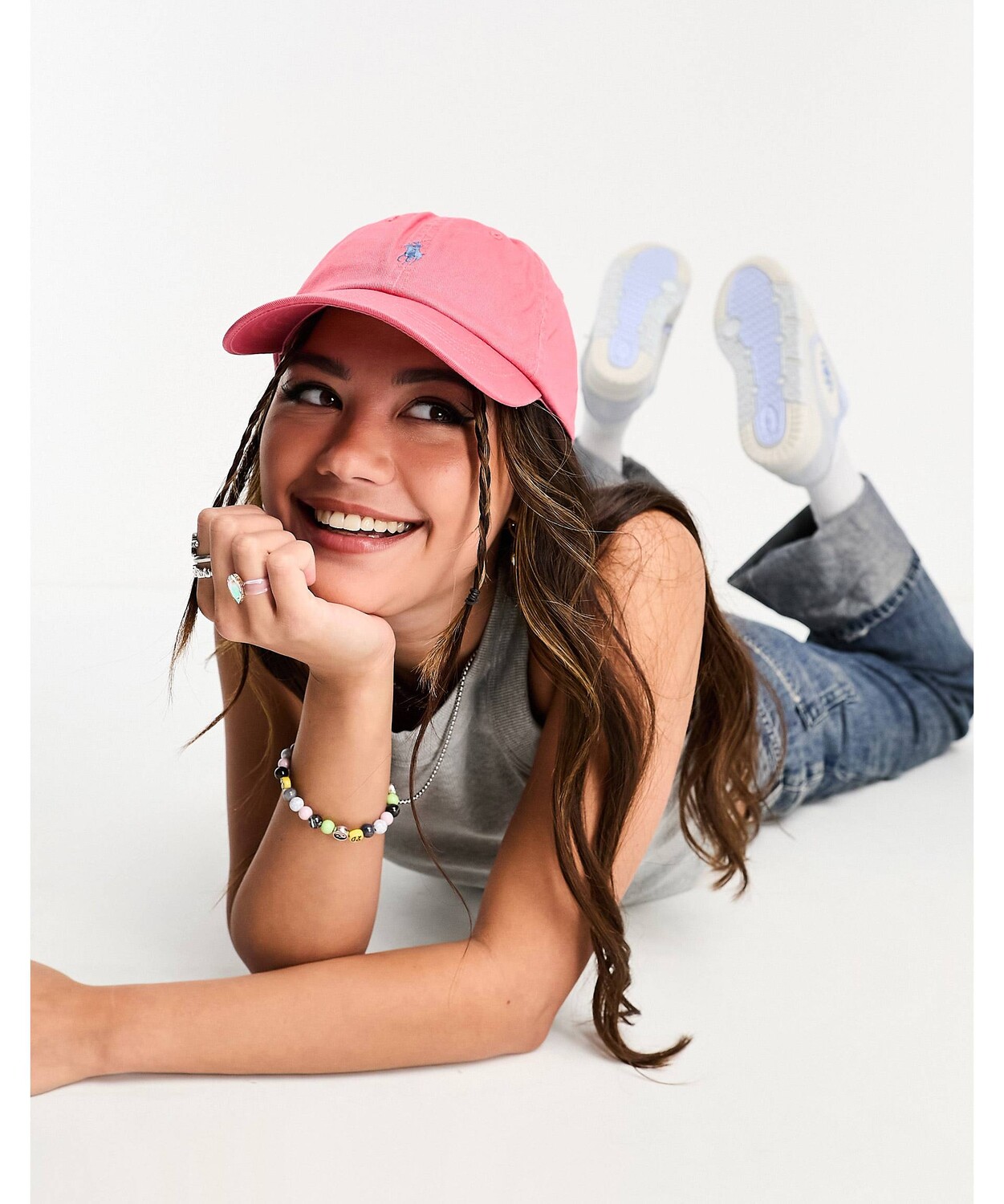 

Красная бейсболка с логотипом Polo Ralph Lauren
