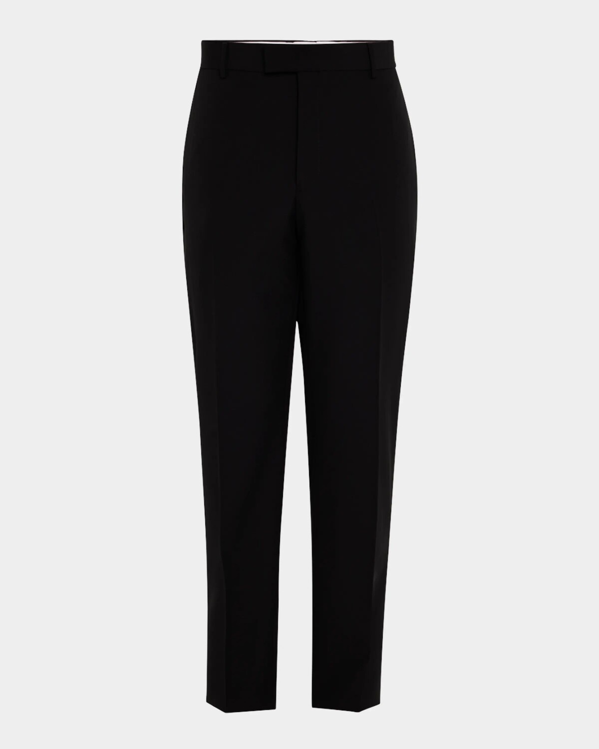 

Мужские шерстяные брюки прямого кроя Ferragamo, цвет Nero