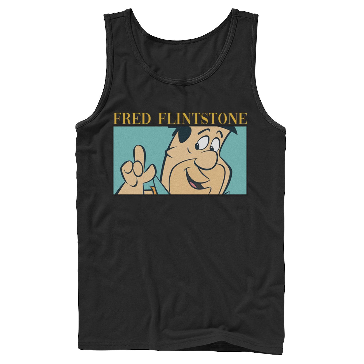 Мужская футболка The Flintstones Fred Tank Licensed Character цена и фото