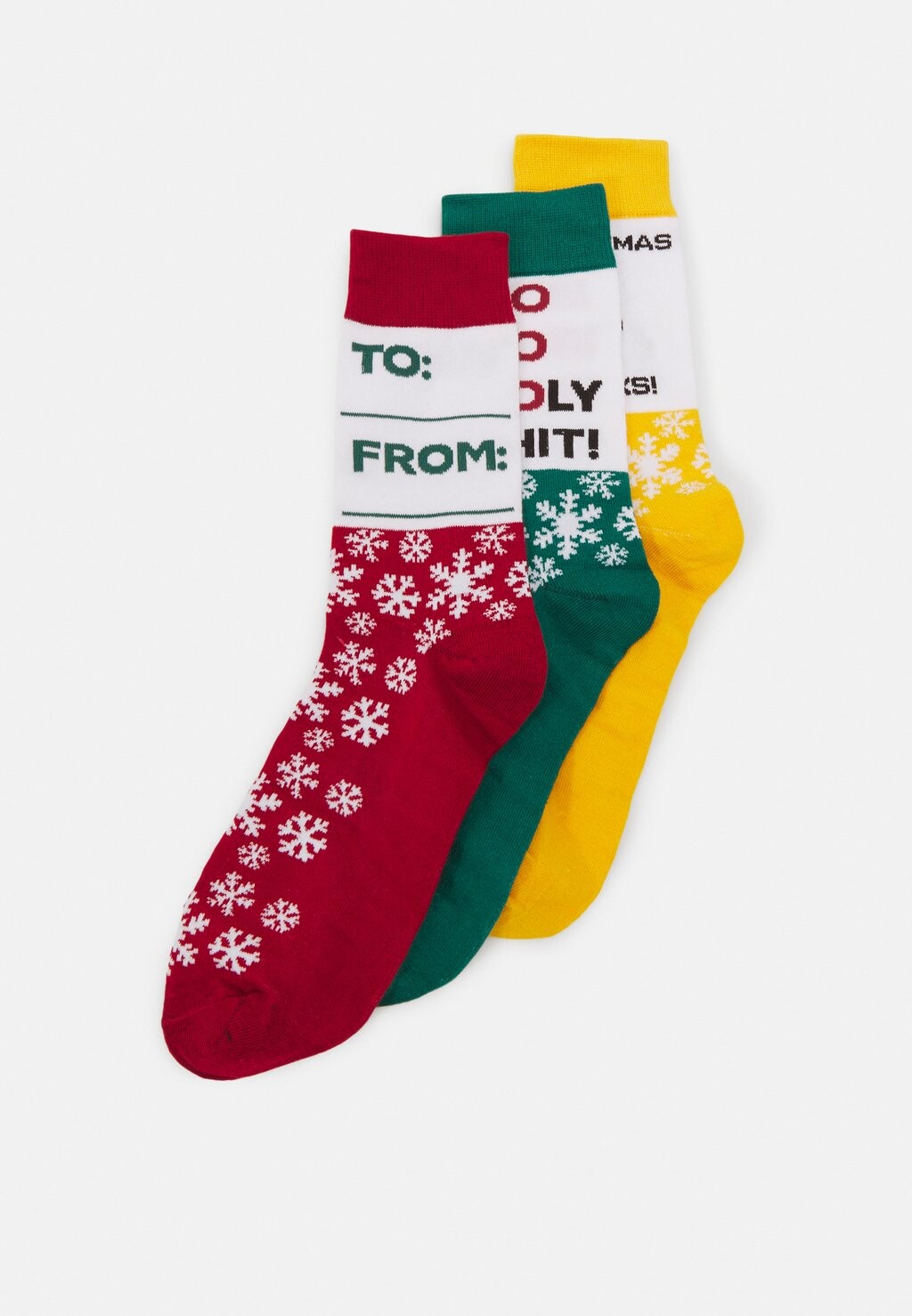 

Носки JACXMAS GIFT SOCKS GIFTBOX 3 PACK Jack & Jones, темно-красный