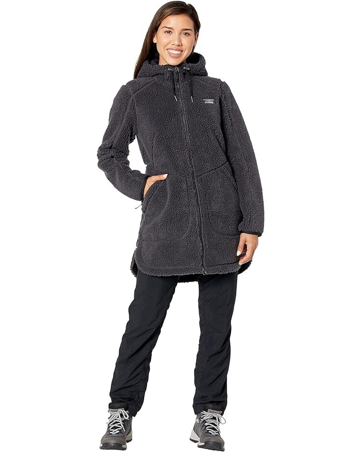 

Пальто L.L.Bean Mountain Pile Fleece, цвет Alloy Gray