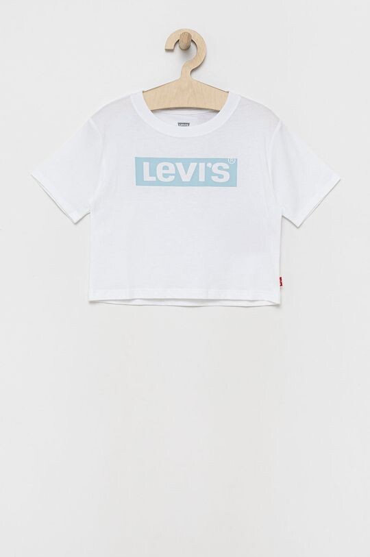 

Хлопковая футболка для детей Levi's, белый