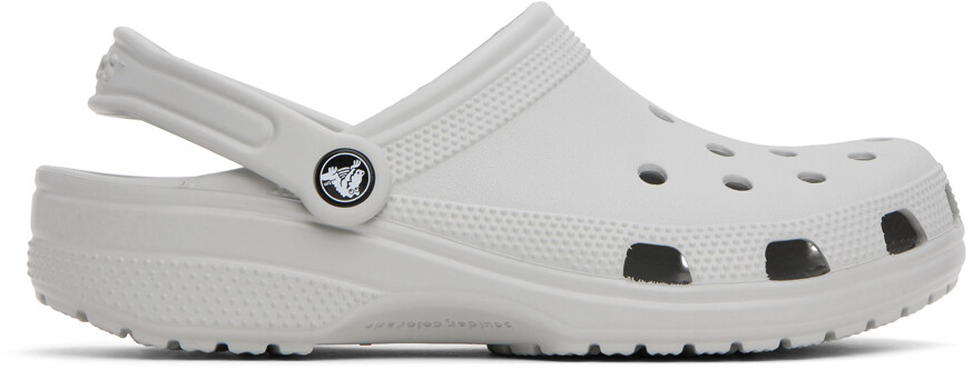 

Серые классические сабо Crocs