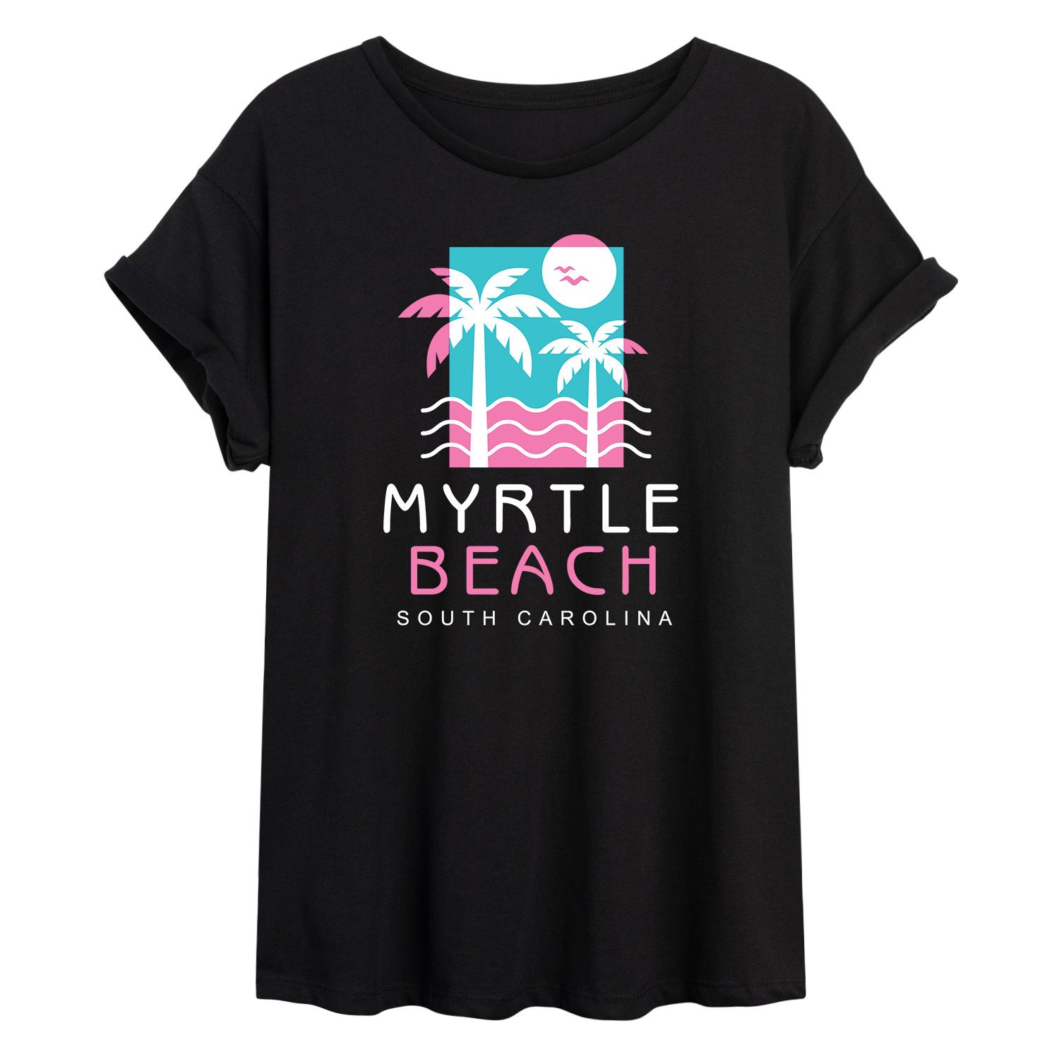 Большая футболка с рисунком Myrtle Beach для юниоров Licensed Character