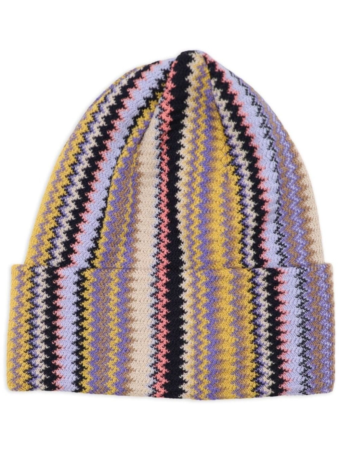 

Шапка-бини Missoni зигзагообразной вязки, синий