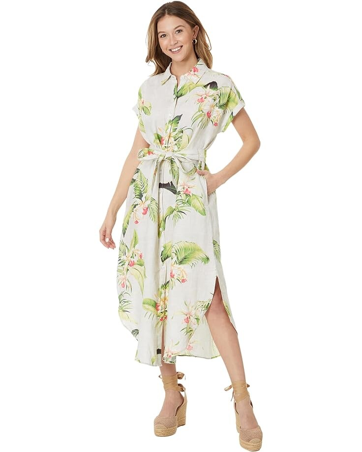 

Платье Tommy Bahama La Brisa Blooms Shirt, цвет Pure Khaki