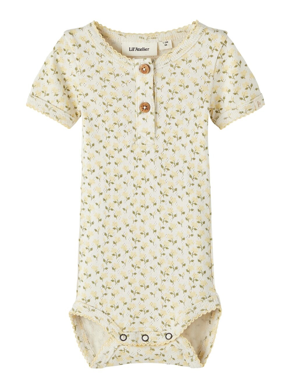 

Комбинезон/боди Lil Atelier Kids, бежевый