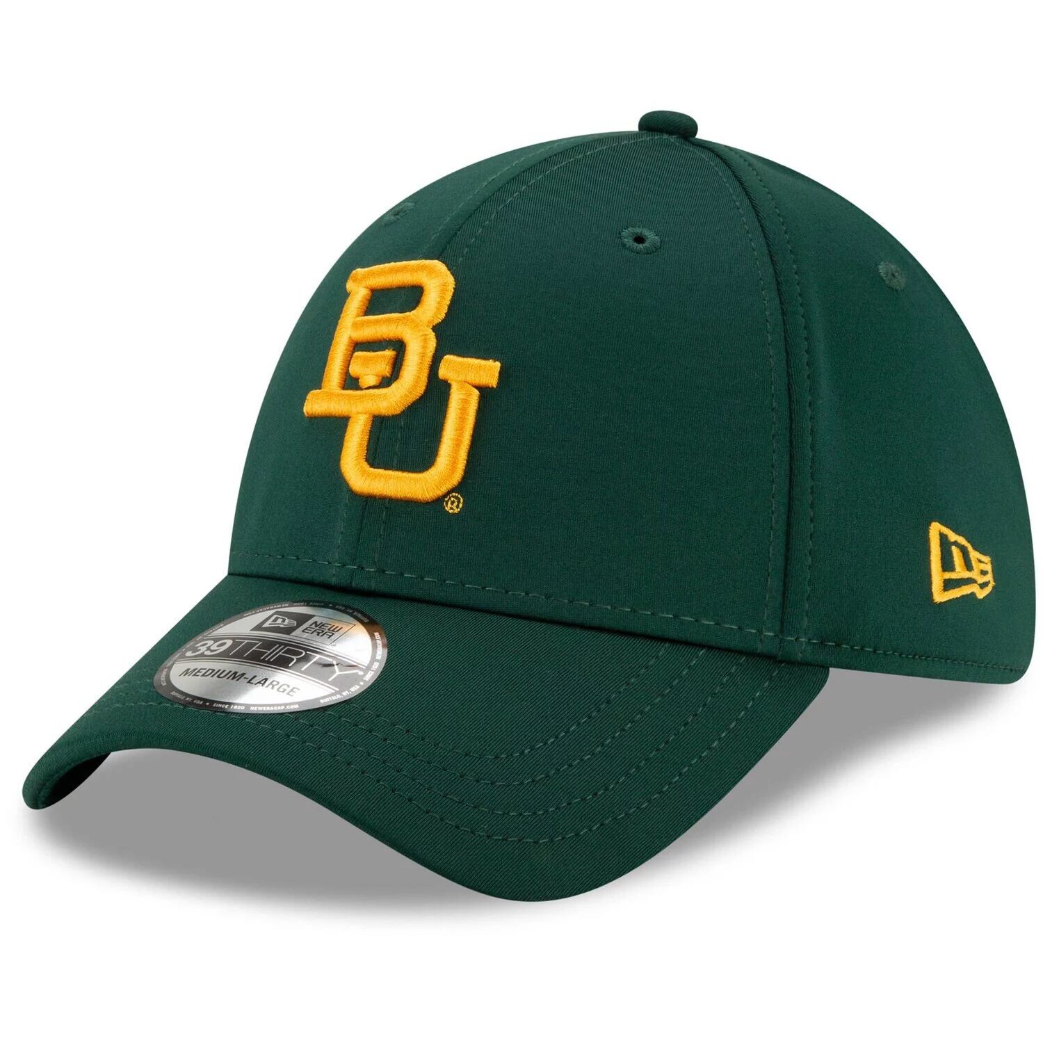 

Мужская гибкая шляпа New Era Green Baylor Bears Campus Preferred 39THIRTY