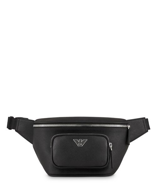 

Поясная сумка с покрытием Eagle Emporio Armani, цвет Black