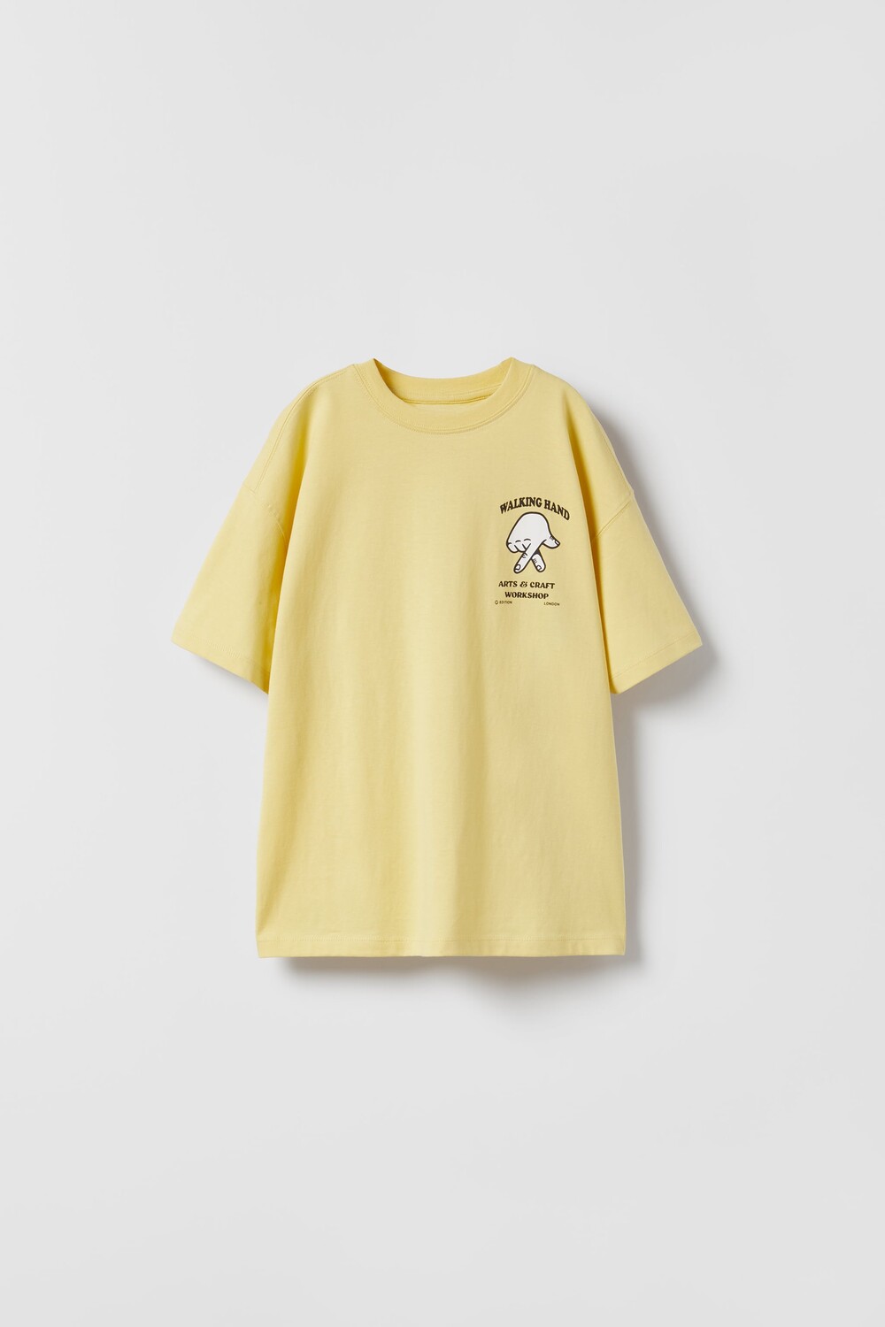 

Футболка с слоганом Zara, желтый