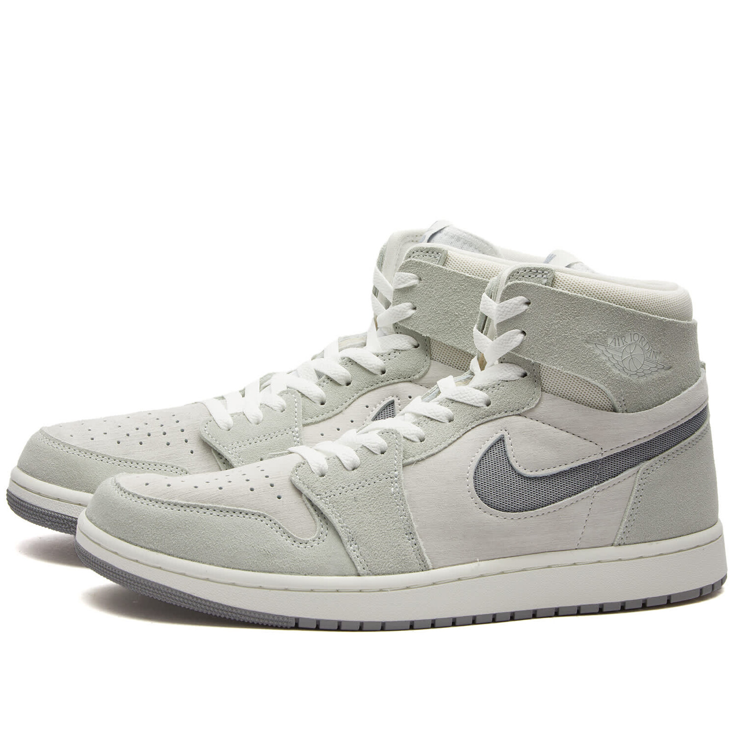 

Кроссовки Air Jordan 1 Zoom Cmft 2, цвет Summit White & Particle Grey