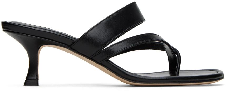 

Черные туфли на каблуках Susa Manolo Blahnik, Черный