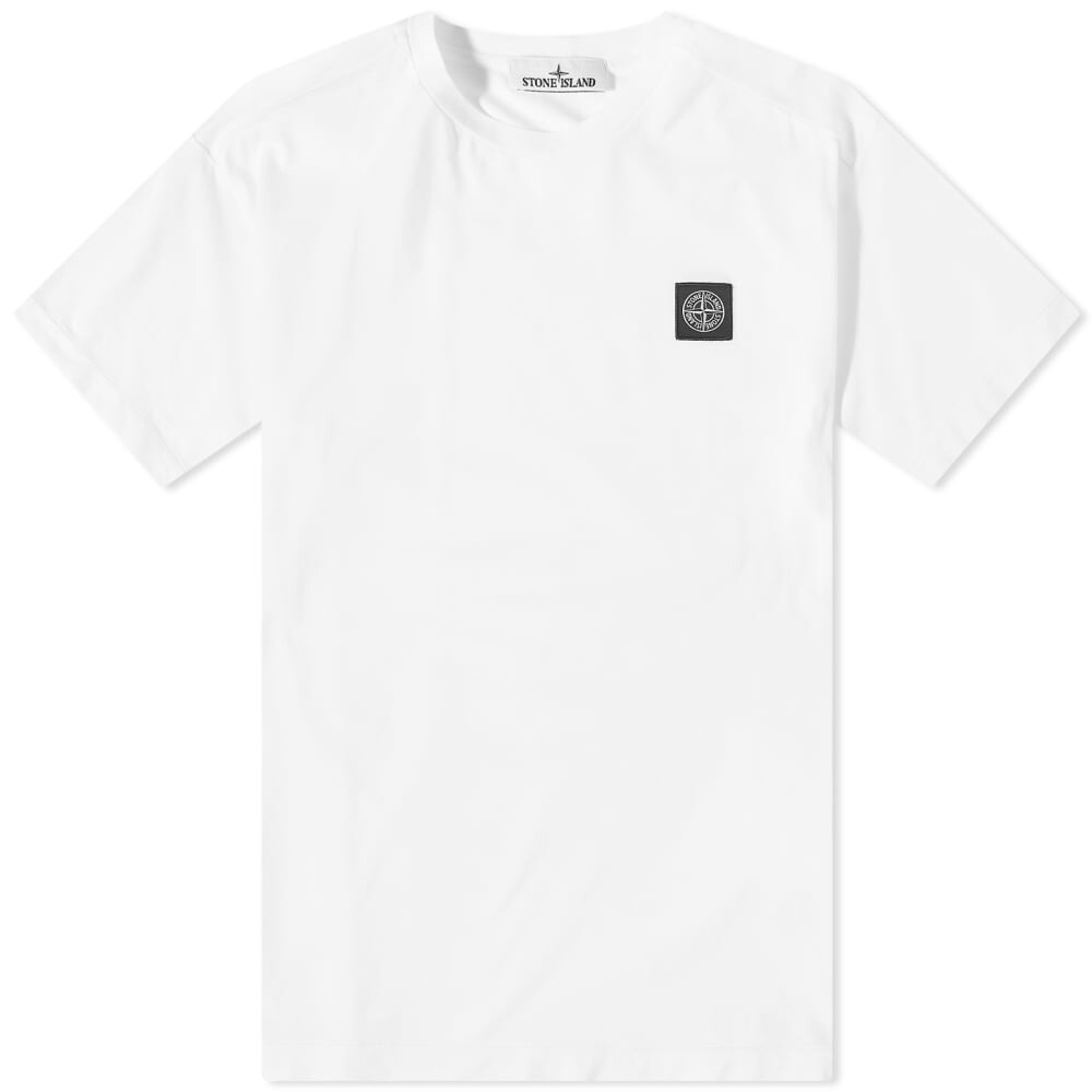 

Футболка с нашивкой Stone Island, белый