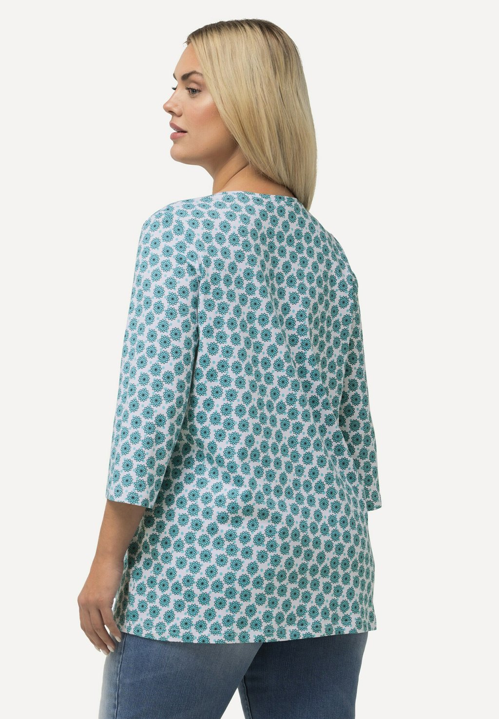 

Топ с длинными рукавами 3/4 SLEEVE Ulla Popken, кремовый