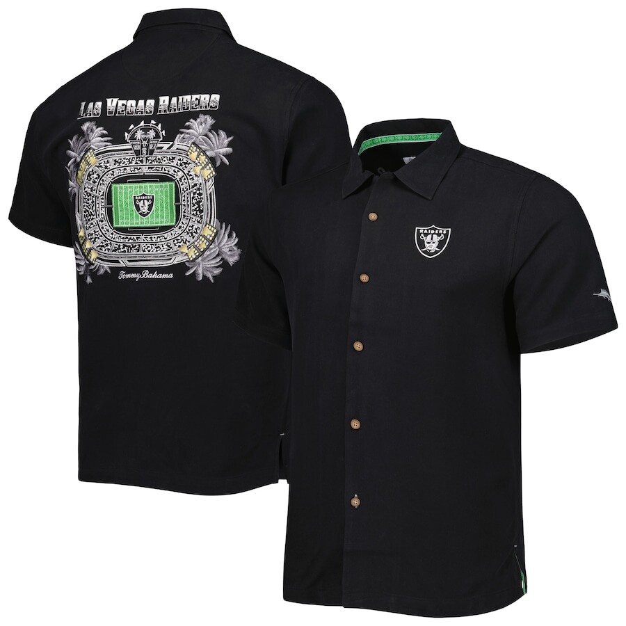 

Рубашка Tommy Bahama Las Vegas Raiders, черный