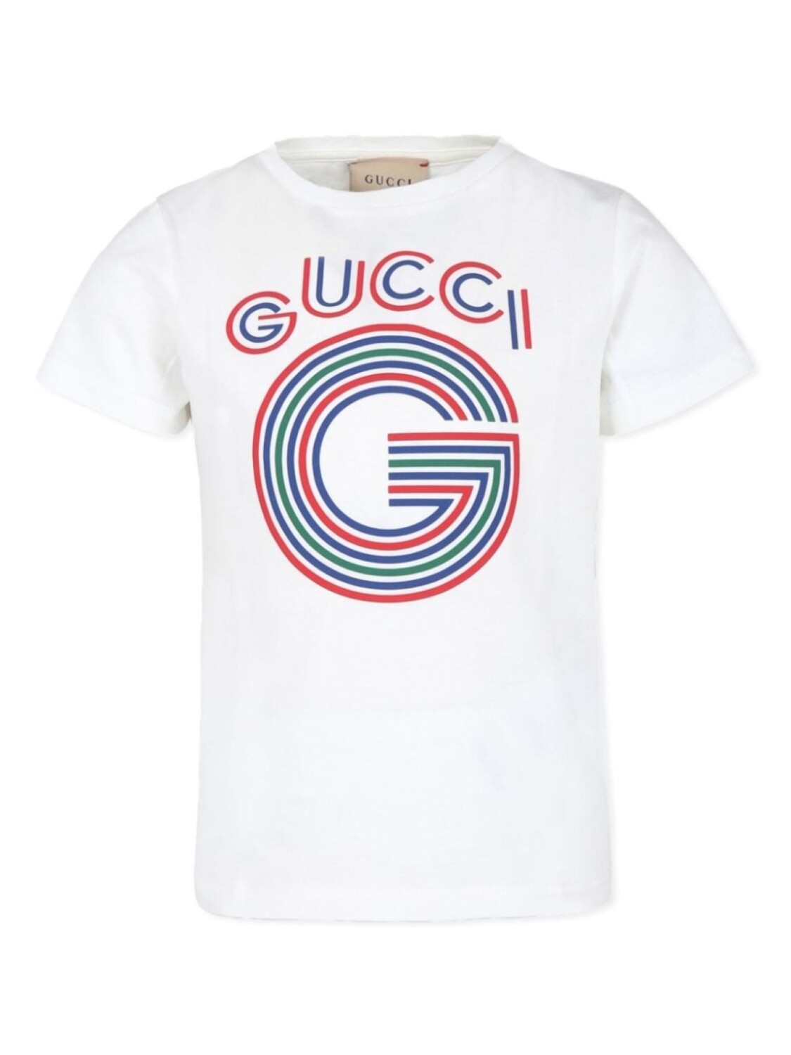 

Gucci Kids футболка из хлопка с принтом, белый