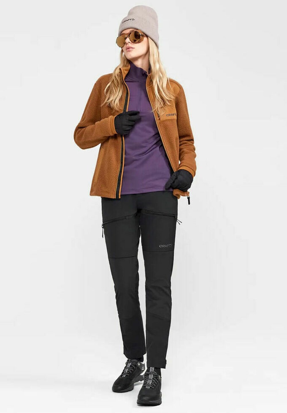 

Топ с длинными рукавами CORE GAIN MIDLAYER Craft, фиолетовый