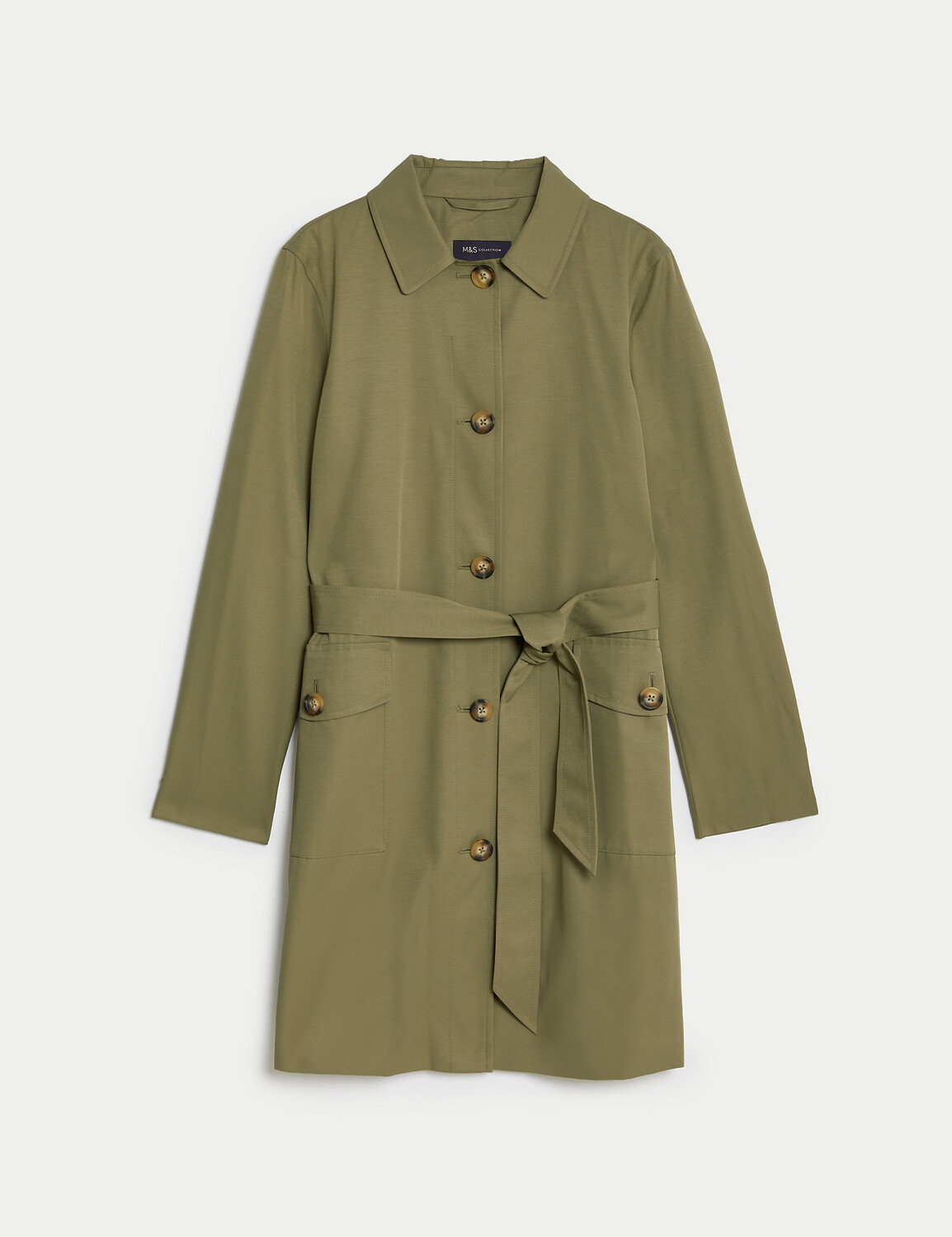 

Однобортный тренч Stormwear с поясом Marks & Spencer