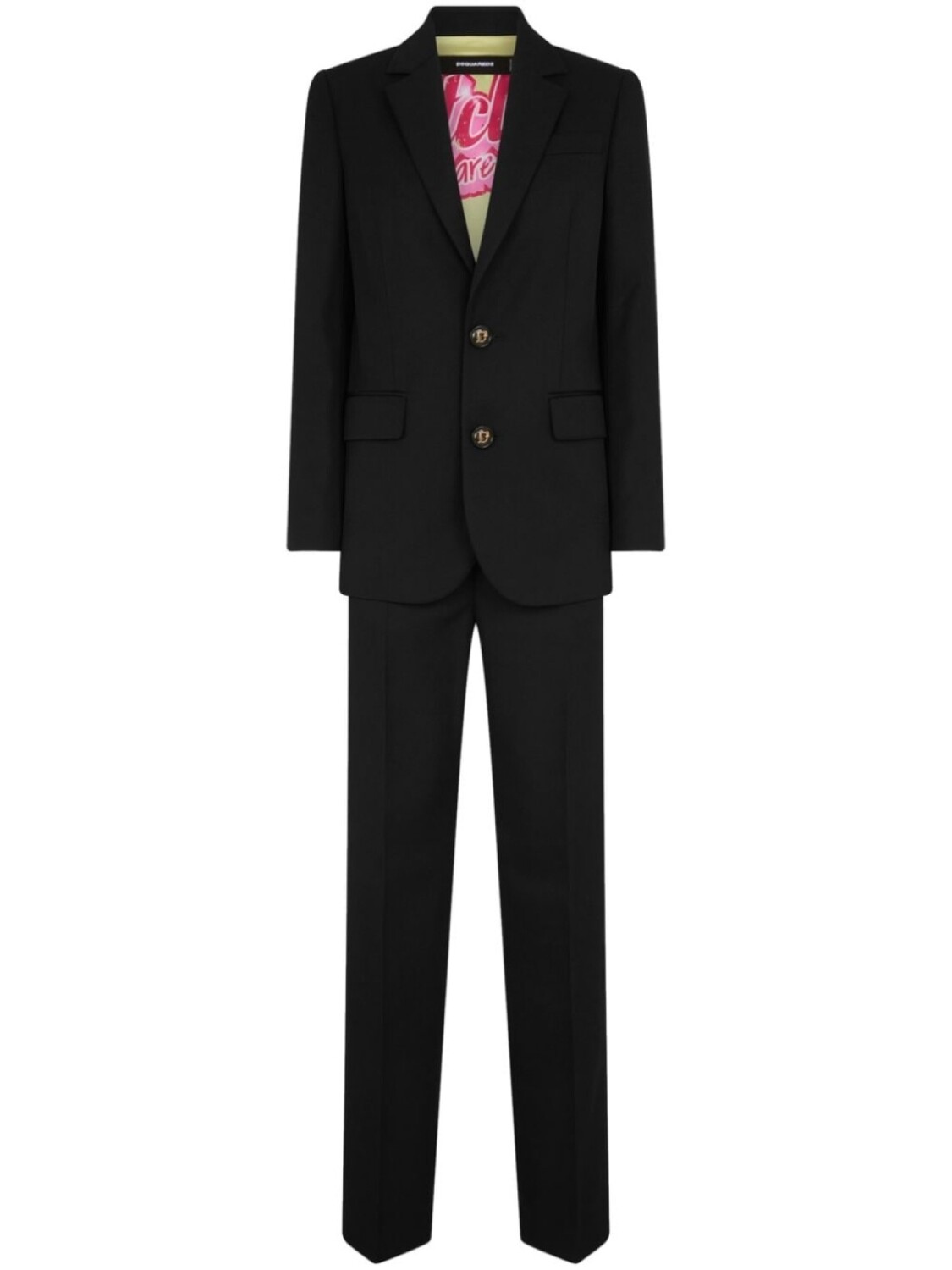 

Dsquared2 костюм Manhattan с однобортным пиджаком, черный