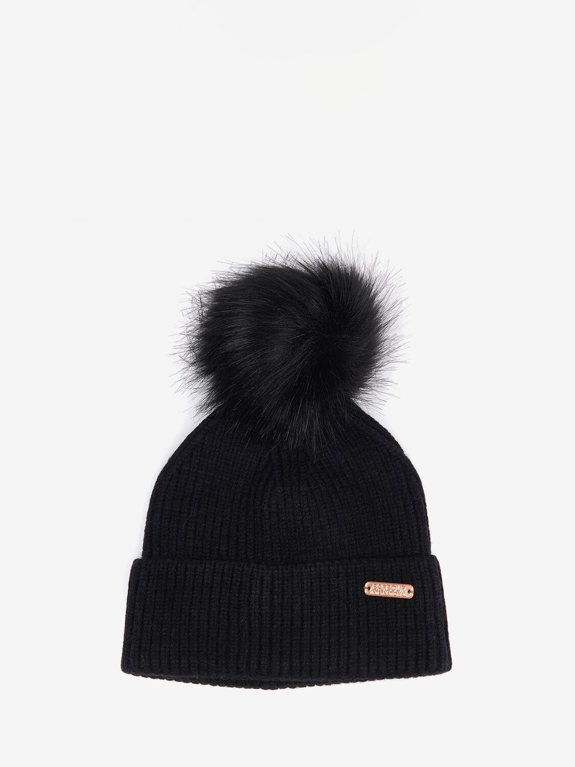 

Шапка-бини Barbour Mallory из искусственного меха, черная