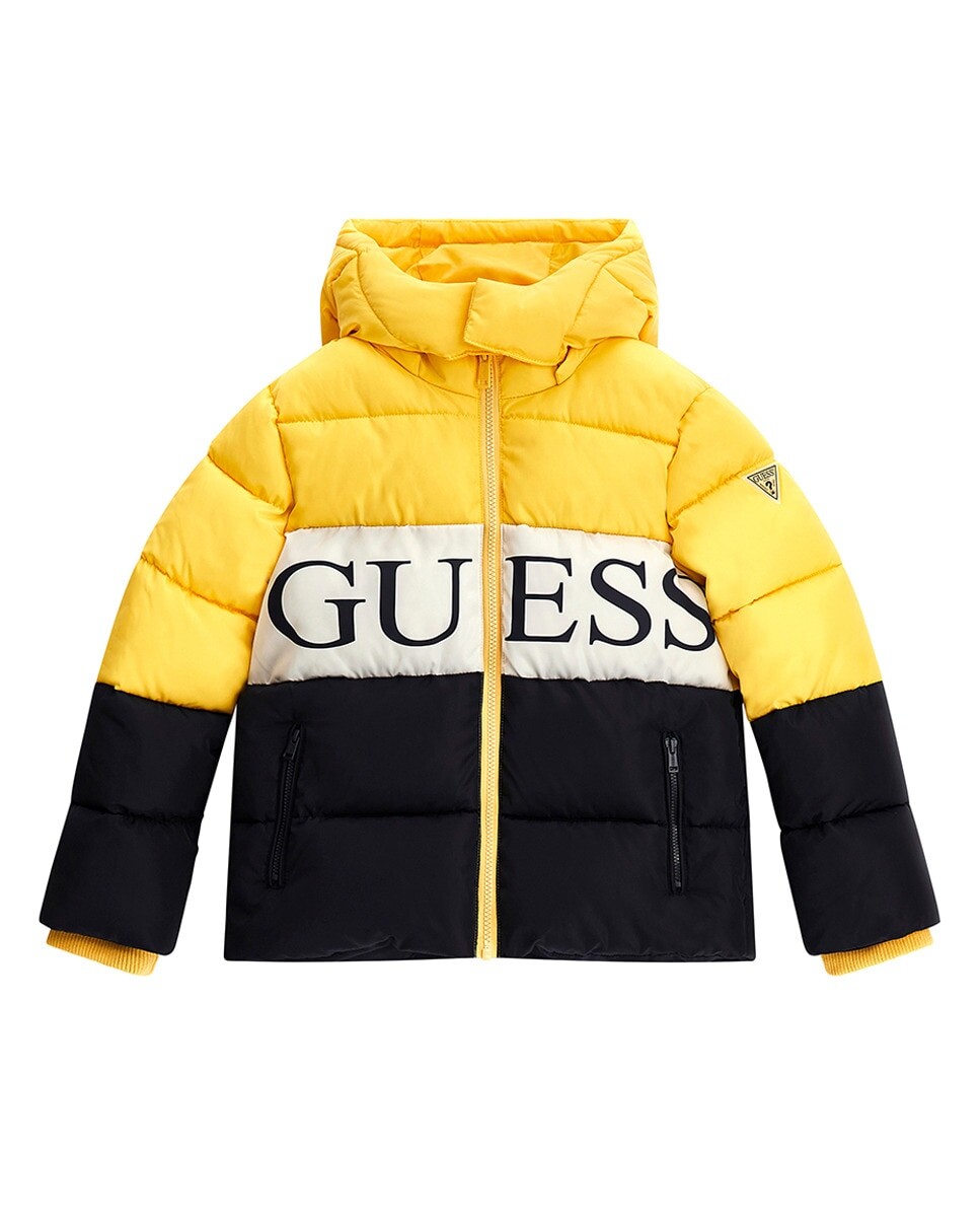 

Пальто Nile с капюшоном и длинными рукавами Guess, синий