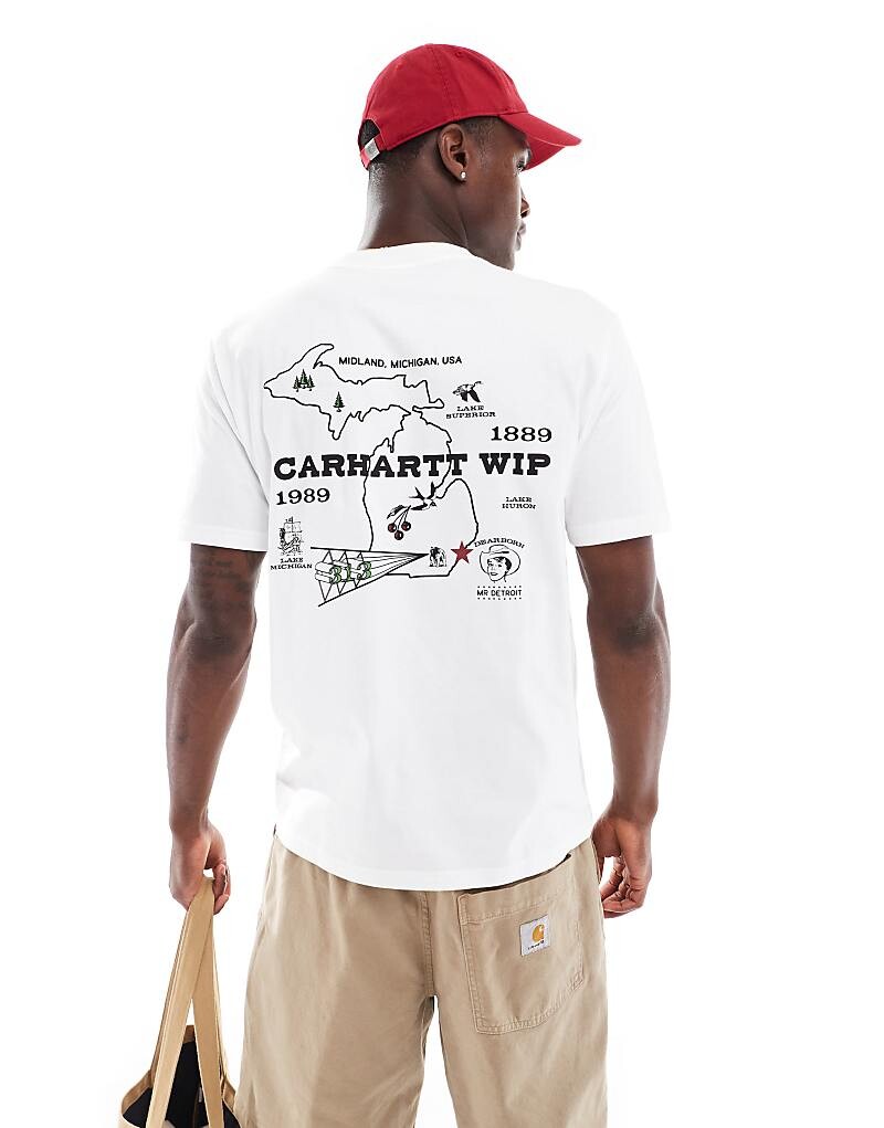 

Carhartt WIP – Home State – футболка в цвете Weiß