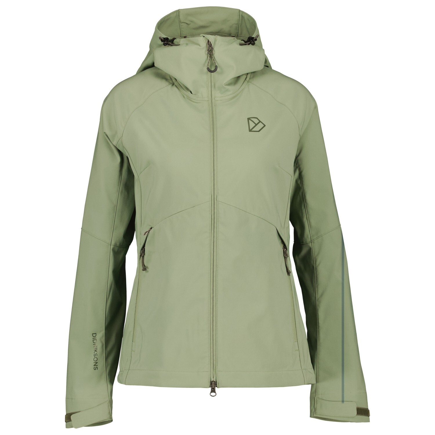 

Куртка из софтшелла Didriksons Women's Petra 4, цвет Light Moss