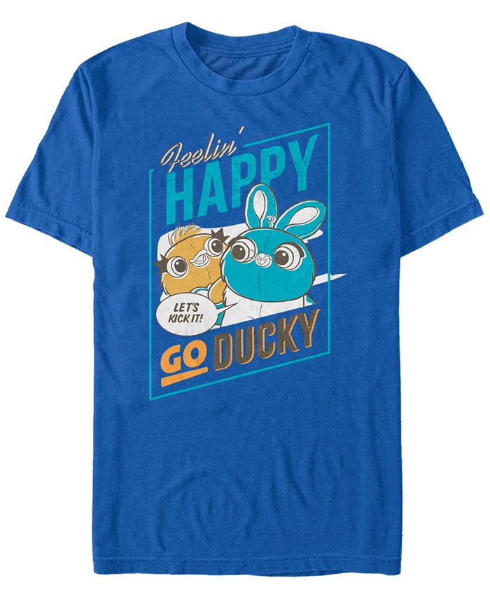 Мужская футболка Disney Pixar «История игрушек 4» Happy Go Ducky с короткими рукавами Fifth Sun, синий