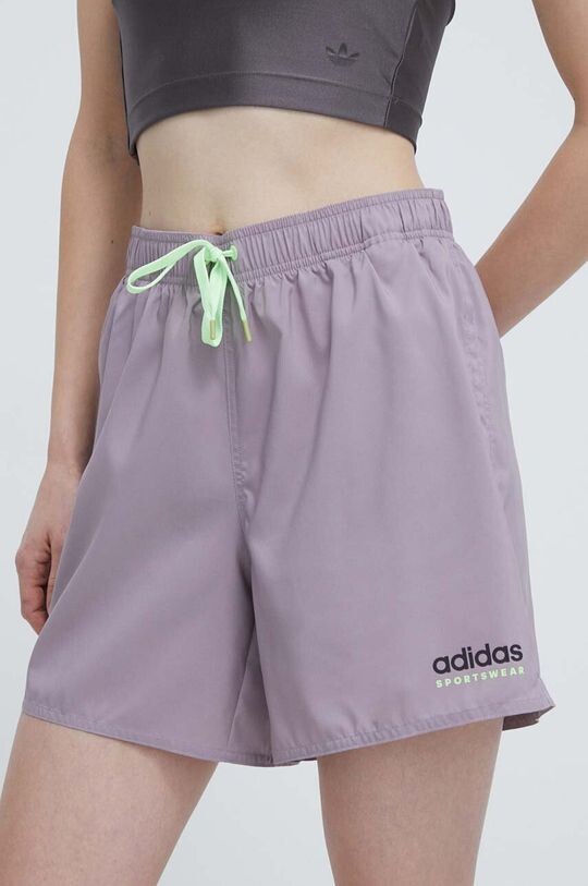 

Шорты adidas, фиолетовый