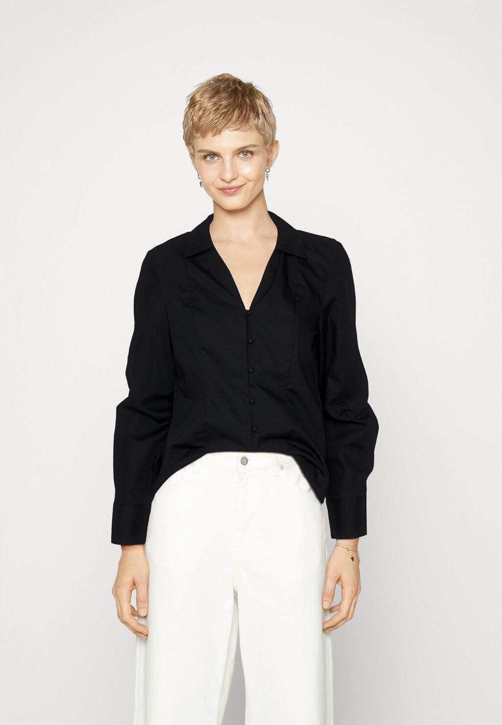 

Блузка-рубашка VMCILLA SHAPED Vero Moda, цвет black