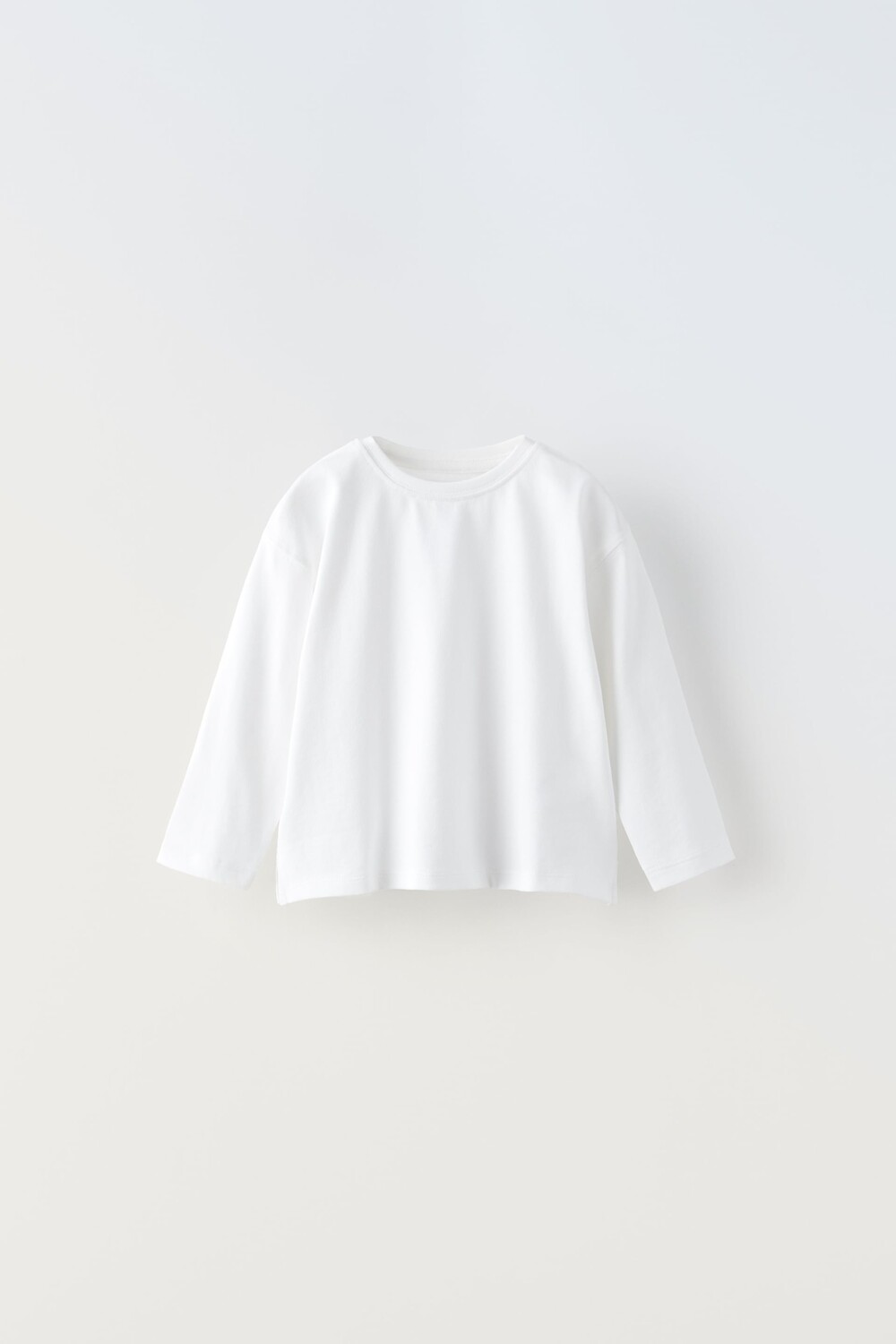 

Одноцветная футболка премиум Zara, белый