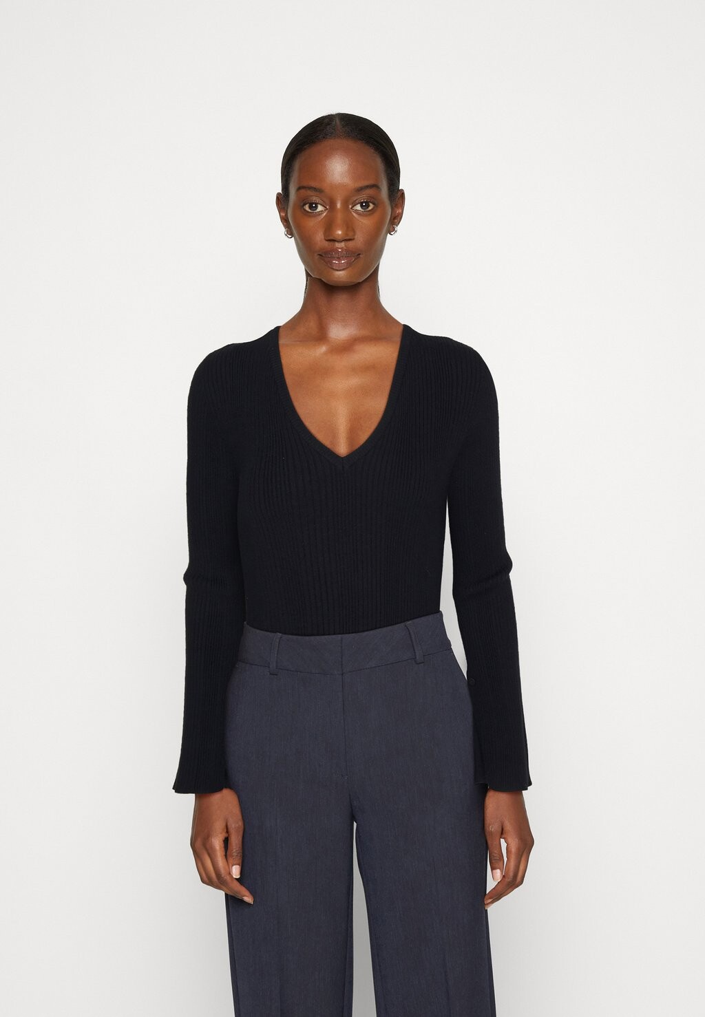 

Свитер вязаный VENDELA RACHELLE MSCH Copenhagen, цвет black