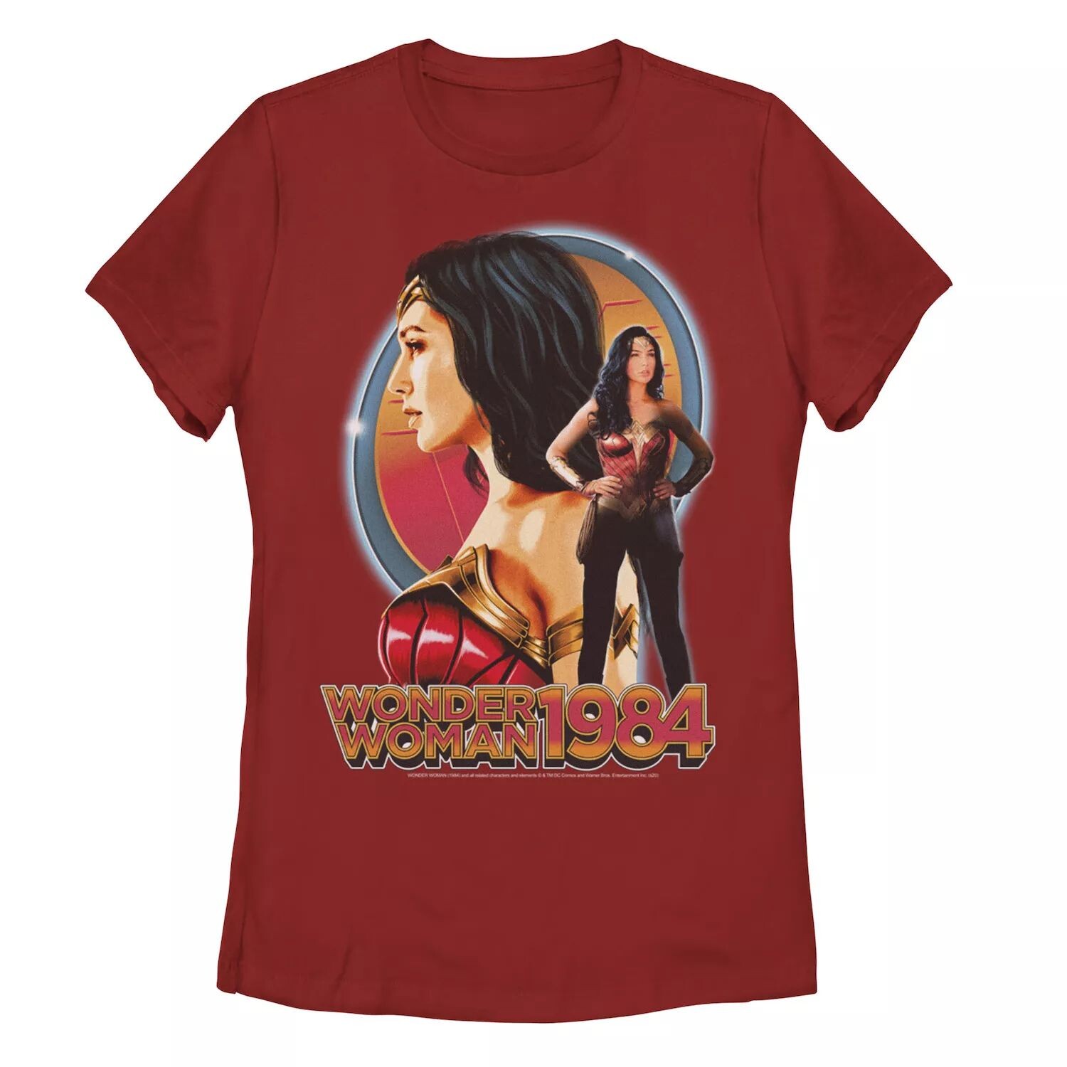 

Футболка с рисунком в стиле ретро для юниоров DC Comics Wonder Woman Hero Licensed Character