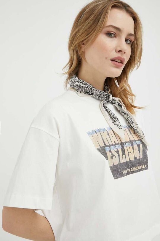 

Хлопковая футболка Wrangler, белый