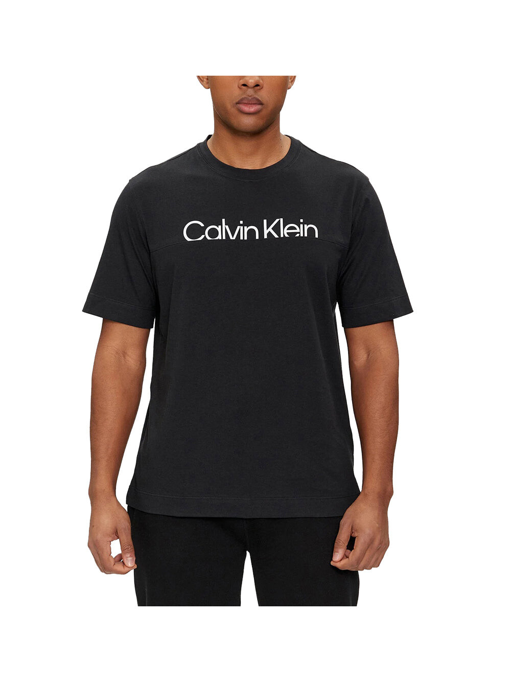 

Черная мужская футболка Calvin Klein