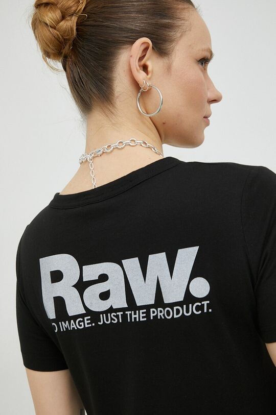 

Хлопковая футболка G-Star Raw, черный
