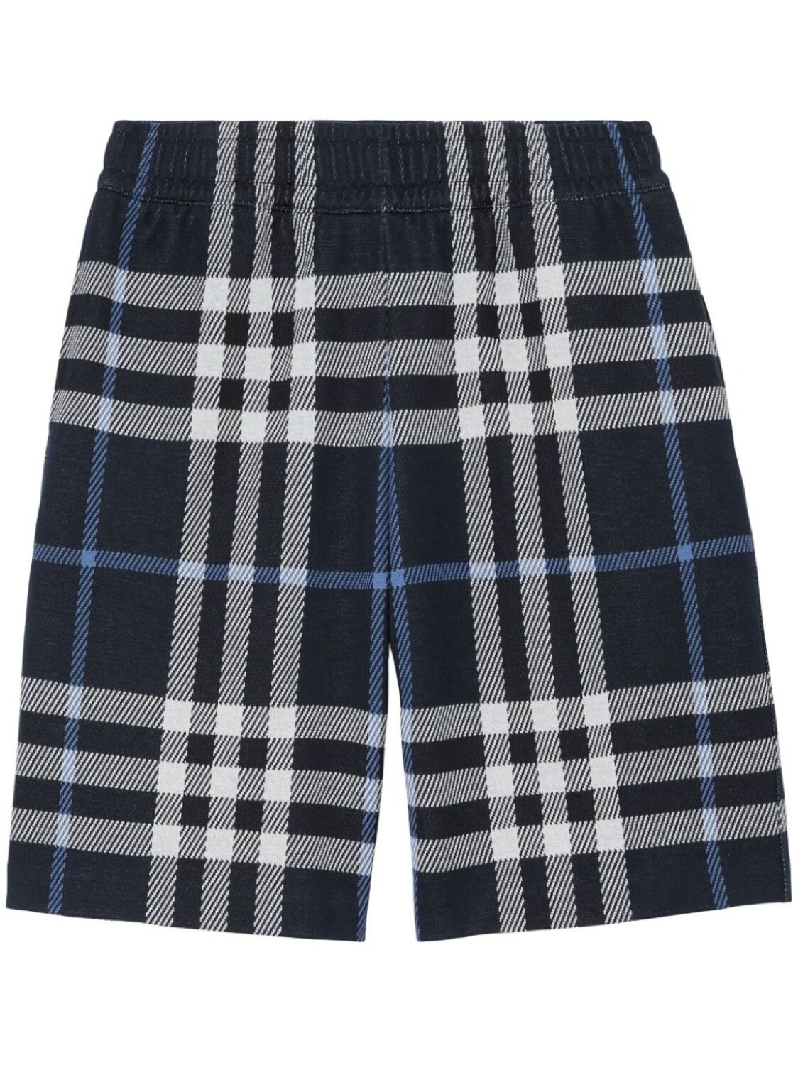 

Burberry прямые шорты в клетку, черный