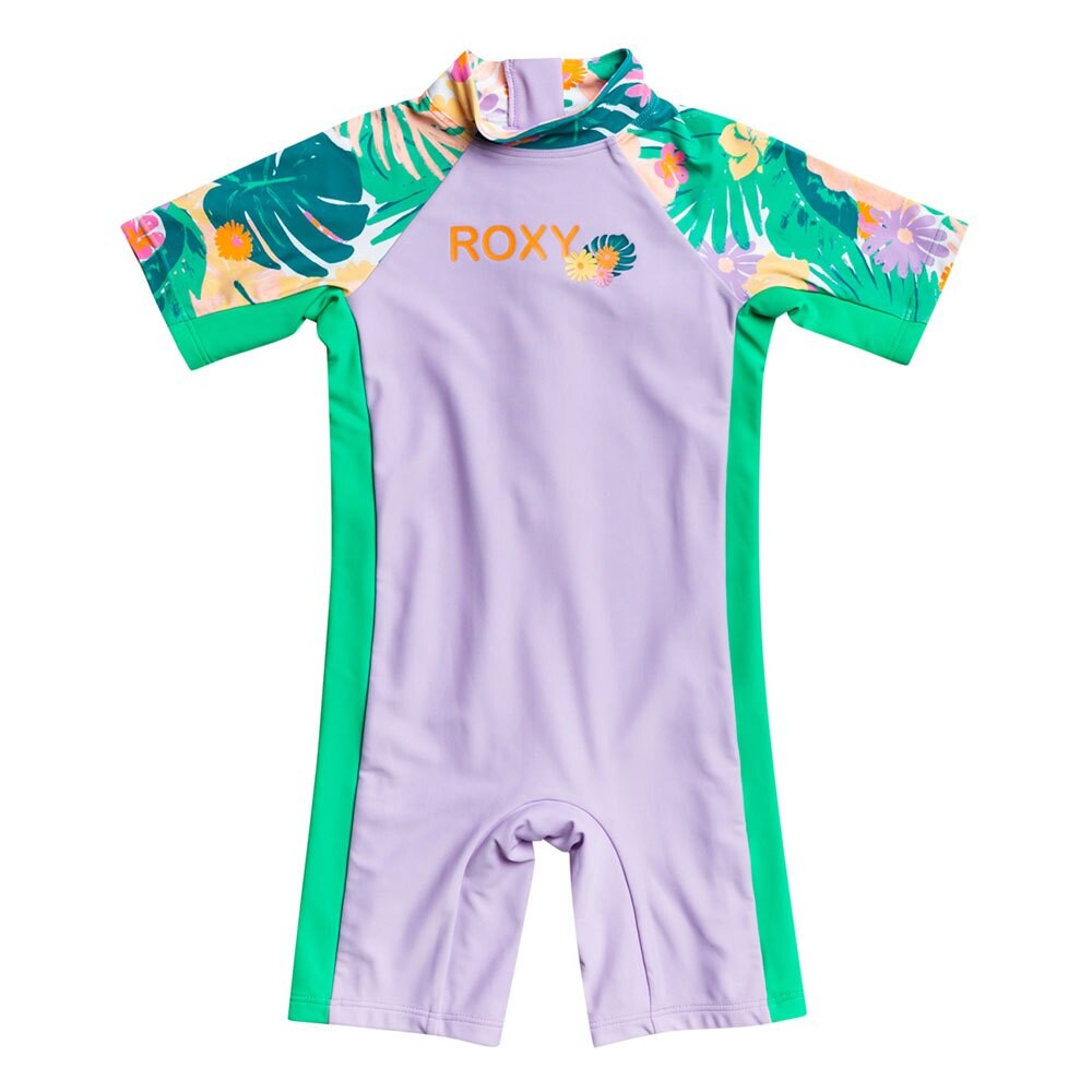 

Рашгард Roxy ERLWR03262 Paradisiac Isla K Youth Shorts, фиолетовый